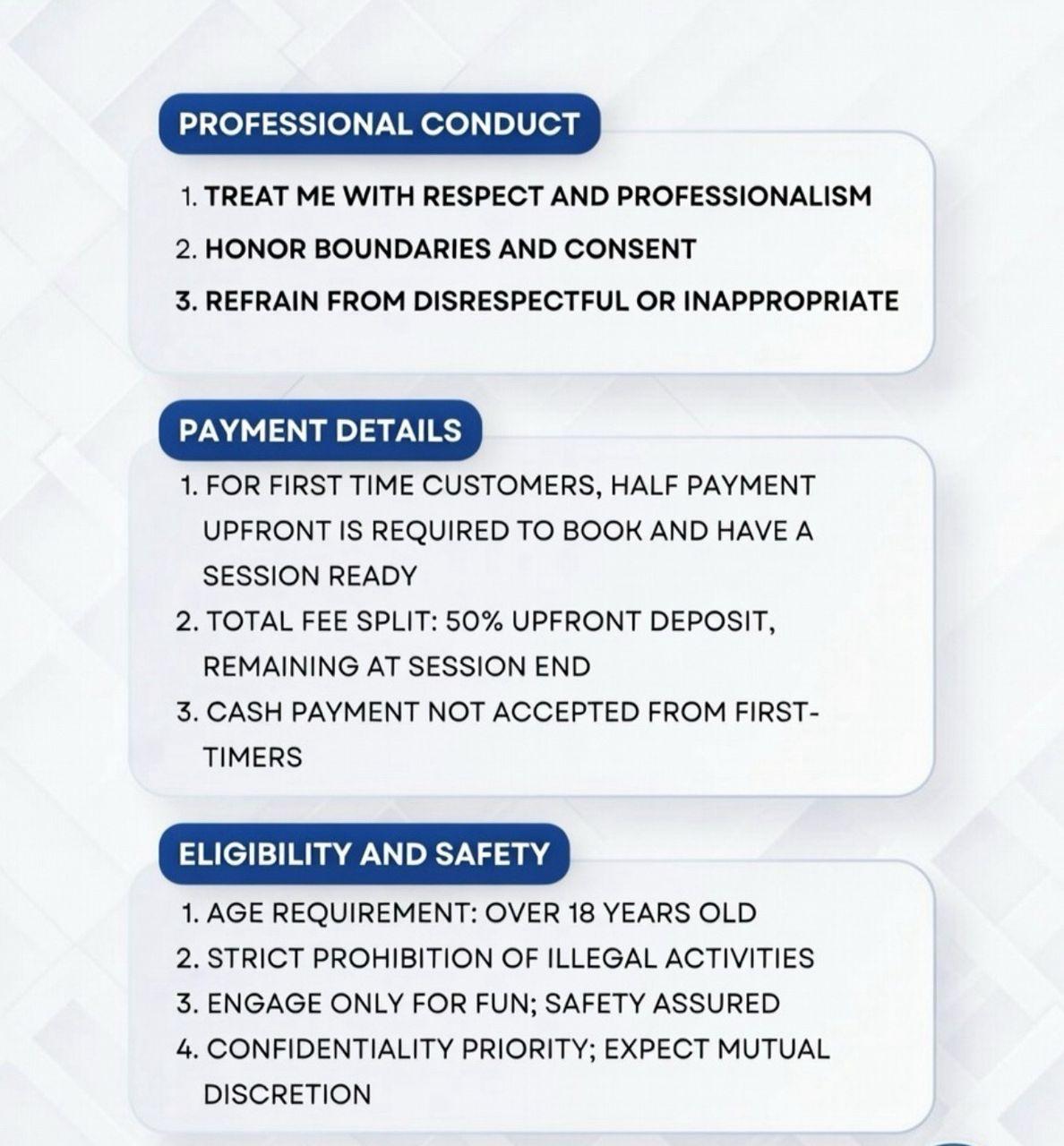 Terms and Conditions Overview